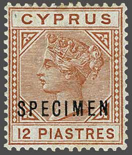 Lot 1916 - brit. colonies Cyprus - Corinphila Auction AG Day 3 - Great Britain, British Colonies, Pre-Union South Africa - the Besançon Collection (Part Ii) Lot 1916 - brit. colonies Cyprus - Corinphila Auction AG Day 3 - Great Britain, British Colonies, Pre-Union South Africa - the Besançon Collection (Part Ii)