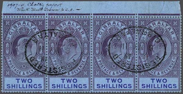 Lot 2128 - brit. colonies Gibraltar - Corinphila Auction AG Day 3 - Great Britain, British Colonies, Pre-Union South Africa - the Besançon Collection (Part Ii) Lot 2128 - brit. colonies Gibraltar - Corinphila Auction AG Day 3 - Great Britain, British Colonies, Pre-Union South Africa - the Besançon Collection (Part Ii)