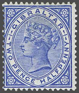 Lot 2085 - brit. colonies Gibraltar - Corinphila Auction AG Day 3 - Great Britain, British Colonies, Pre-Union South Africa - the Besançon Collection (Part Ii) Lot 2085 - brit. colonies Gibraltar - Corinphila Auction AG Day 3 - Great Britain, British Colonies, Pre-Union South Africa - the Besançon Collection (Part Ii)