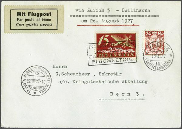 Lot 8346 - europe Liechtenstein - Corinphila Auction AG Day 4- Europe & Overseas, Zeppelin-Mail, Die Sammlung Erivan (Part I), Schweiz & Liechtenstein Lot 8346 - europe Liechtenstein - Corinphila Auction AG Day 4- Europe & Overseas, Zeppelin-Mail, Die Sammlung Erivan (Part I), Schweiz & Liechtenstein