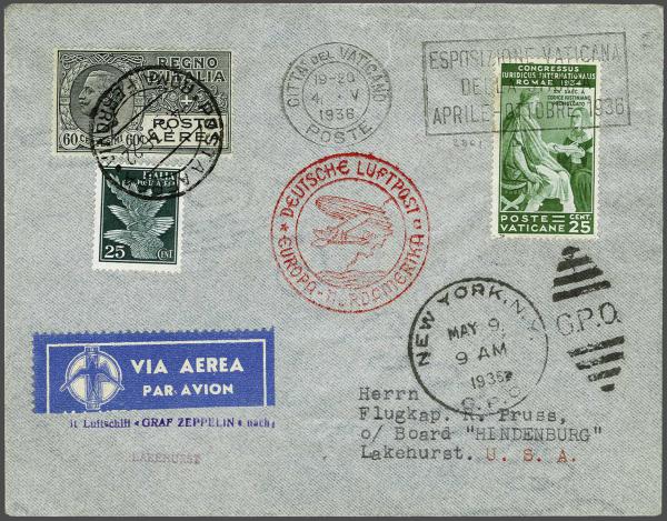 Lot 5098 - europe Vatican City -  Corinphila Auction AG Day 4- Europe & Overseas, Zeppelin-Mail, Die Sammlung Erivan (Part I), Schweiz & Liechtenstein