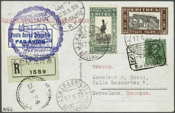 Lot 5163 - Overseas Ethiopia - Corinphila Auction AG Day 4- Europe & Overseas, Zeppelin-Mail, Die Sammlung Erivan (Part I), Schweiz & Liechtenstein Lot 5163 - Overseas Ethiopia - Corinphila Auction AG Day 4- Europe & Overseas, Zeppelin-Mail, Die Sammlung Erivan (Part I), Schweiz & Liechtenstein