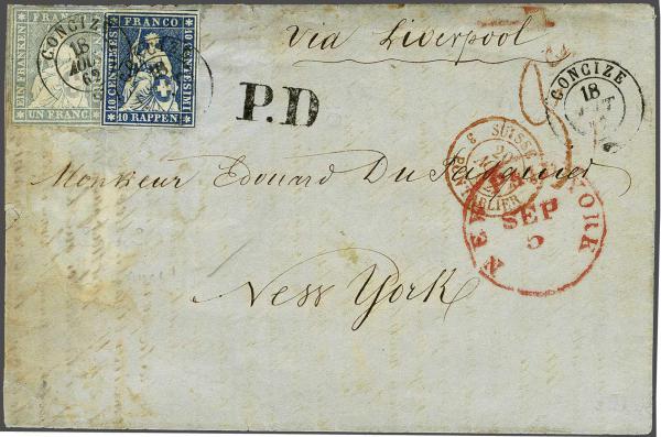 Lot 7459 - Switzerland Sitting Helvetia imperf. 'Strubel' - Corinphila Auction AG Day 5- Schweiz - Die Sammlung Erivan (Teil 1), Die Sammlung Jack Luder (Teil 5), Schweiz & Liechtenstein Lot 7459 - Switzerland Sitting Helvetia imperf. 'Strubel' - Corinphila Auction AG Day 5- Schweiz - Die Sammlung Erivan (Teil 1), Die Sammlung Jack Luder (Teil 5), Schweiz & Liechtenstein