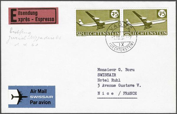 Lot 8333 - Switzerland airmail - Corinphila Auction AG Day 4- Europe & Overseas, Zeppelin-Mail, Die Sammlung Erivan (Part I), Schweiz & Liechtenstein Lot 8333 - Switzerland airmail - Corinphila Auction AG Day 4- Europe & Overseas, Zeppelin-Mail, Die Sammlung Erivan (Part I), Schweiz & Liechtenstein