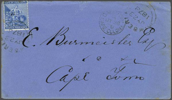 Lot 6075 - brit. colonies griqualand - Corinphila Auction AG Day 3 - Great Britain, British Colonies, Pre-Union South Africa - the Besançon Collection (Part Ii) Lot 6075 - brit. colonies griqualand - Corinphila Auction AG Day 3 - Great Britain, British Colonies, Pre-Union South Africa - the Besançon Collection (Part Ii)