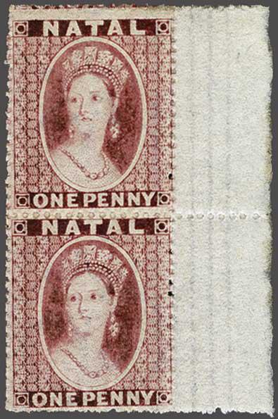 Lot 6104 - brit. colonies natal -  Corinphila Auction AG Day 3 - Great Britain, British Colonies, Pre-Union South Africa - the Besançon Collection (Part Ii)