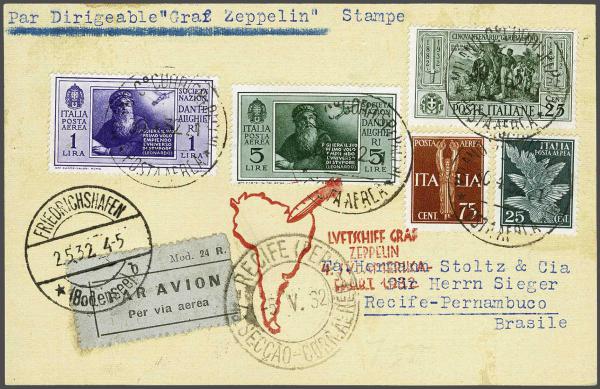 Lot 2514 - europe Italy - Corinphila Auction AG Day 4- Europe & Overseas, Zeppelin-Mail, Die Sammlung Erivan (Part I), Schweiz & Liechtenstein Lot 2514 - europe Italy - Corinphila Auction AG Day 4- Europe & Overseas, Zeppelin-Mail, Die Sammlung Erivan (Part I), Schweiz & Liechtenstein