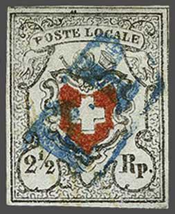 Lot 7315 - Switzerland Federal stamps -  Corinphila Auction AG Day 5- Schweiz - Die Sammlung Erivan (Teil 1), Die Sammlung Jack Luder (Teil 5), Schweiz & Liechtenstein