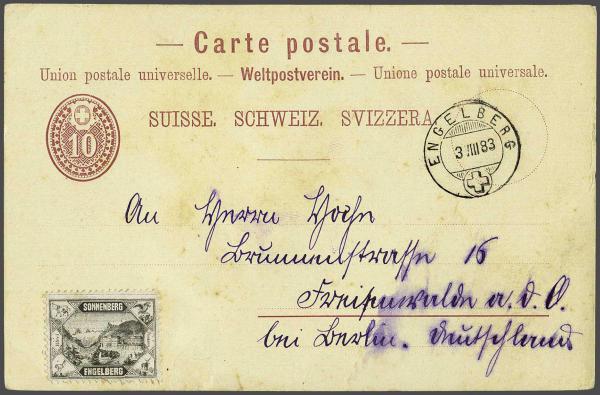 Lot 8164 - Switzerland Switzerland - Corinphila Auction AG Day 4- Europe & Overseas, Zeppelin-Mail, Die Sammlung Erivan (Part I), Schweiz & Liechtenstein Lot 8164 - Switzerland Switzerland - Corinphila Auction AG Day 4- Europe & Overseas, Zeppelin-Mail, Die Sammlung Erivan (Part I), Schweiz & Liechtenstein