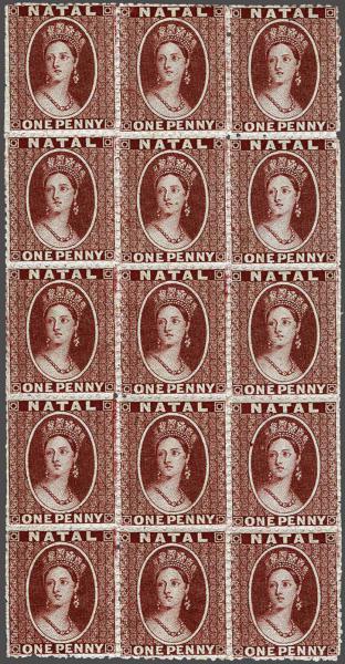 Lot 6106 - brit. colonies natal -  Corinphila Auction AG Day 3 - Great Britain, British Colonies, Pre-Union South Africa - the Besançon Collection (Part Ii)