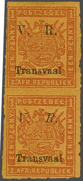 Lot 6380 - brit. colonies transvaal -  Corinphila Auction AG Day 3 - Great Britain, British Colonies, Pre-Union South Africa - the Besançon Collection (Part Ii)