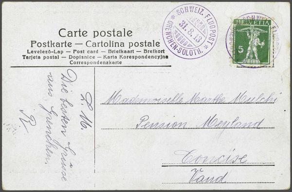 Lot 8307 - Switzerland airmail -  Corinphila Auction AG Day 4- Europe & Overseas, Zeppelin-Mail, Die Sammlung Erivan (Part I), Schweiz & Liechtenstein