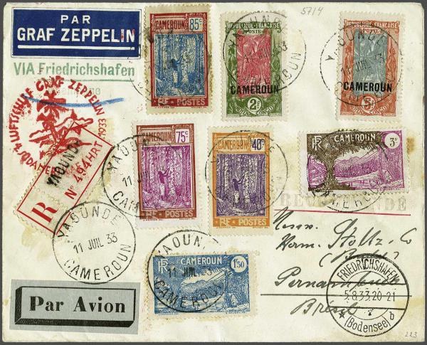 Lot 5132 - Overseas kamerun - Corinphila Auction AG Day 4- Europe & Overseas, Zeppelin-Mail, Die Sammlung Erivan (Part I), Schweiz & Liechtenstein Lot 5132 - Overseas kamerun - Corinphila Auction AG Day 4- Europe & Overseas, Zeppelin-Mail, Die Sammlung Erivan (Part I), Schweiz & Liechtenstein