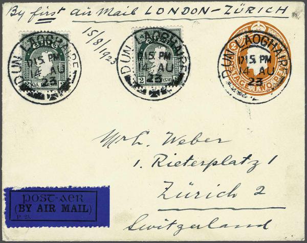Lot 8336 - Switzerland airmail - Corinphila Auction AG Day 4- Europe & Overseas, Zeppelin-Mail, Die Sammlung Erivan (Part I), Schweiz & Liechtenstein Lot 8336 - Switzerland airmail - Corinphila Auction AG Day 4- Europe & Overseas, Zeppelin-Mail, Die Sammlung Erivan (Part I), Schweiz & Liechtenstein