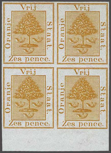 Lot 6198 - brit. colonies Orange Freestate - Corinphila Auction AG Day 3 - Great Britain, British Colonies, Pre-Union South Africa - the Besançon Collection (Part Ii) Lot 6198 - brit. colonies Orange Freestate - Corinphila Auction AG Day 3 - Great Britain, British Colonies, Pre-Union South Africa - the Besançon Collection (Part Ii)
