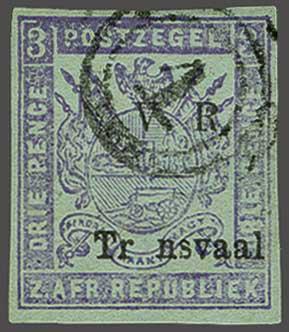 Lot 6406 - brit. colonies transvaal -  Corinphila Auction AG Day 3 - Great Britain, British Colonies, Pre-Union South Africa - the Besançon Collection (Part Ii)