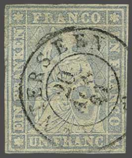 Lot 7457 - Switzerland Sitting Helvetia imperf. 'Strubel' - Corinphila Auction AG Day 5- Schweiz - Die Sammlung Erivan (Teil 1), Die Sammlung Jack Luder (Teil 5), Schweiz & Liechtenstein Lot 7457 - Switzerland Sitting Helvetia imperf. 'Strubel' - Corinphila Auction AG Day 5- Schweiz - Die Sammlung Erivan (Teil 1), Die Sammlung Jack Luder (Teil 5), Schweiz & Liechtenstein