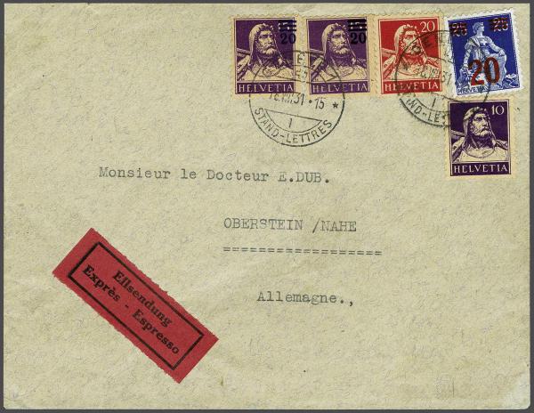 Lot 8070 - Switzerland Switzerland - Corinphila Auction AG Day 4- Europe & Overseas, Zeppelin-Mail, Die Sammlung Erivan (Part I), Schweiz & Liechtenstein Lot 8070 - Switzerland Switzerland - Corinphila Auction AG Day 4- Europe & Overseas, Zeppelin-Mail, Die Sammlung Erivan (Part I), Schweiz & Liechtenstein