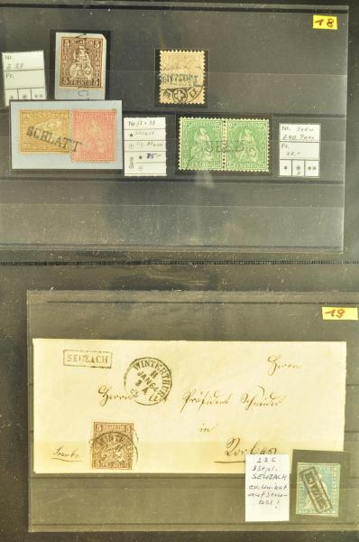 Lot 8501 - Switzerland cantonals (lots) - Corinphila Auction AG Day 4- Europe & Overseas, Zeppelin-Mail, Die Sammlung Erivan (Part I), Schweiz & Liechtenstein Lot 8501 - Switzerland cantonals (lots) - Corinphila Auction AG Day 4- Europe & Overseas, Zeppelin-Mail, Die Sammlung Erivan (Part I), Schweiz & Liechtenstein