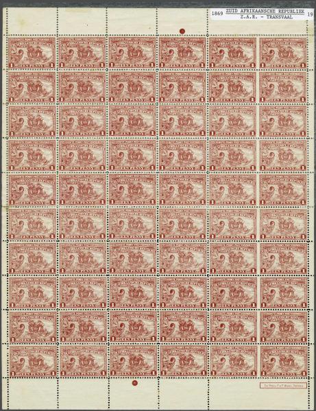 Lot 6424 - brit. colonies transvaal -  Corinphila Auction AG Day 3 - Great Britain, British Colonies, Pre-Union South Africa - the Besançon Collection (Part Ii)