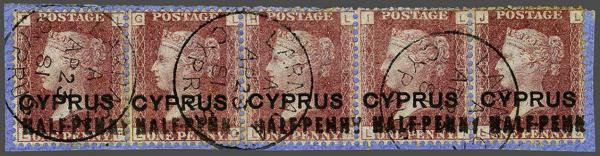 Lot 1893 - brit. colonies Cyprus - Corinphila Auction AG Day 3 - Great Britain, British Colonies, Pre-Union South Africa - the Besançon Collection (Part Ii) Lot 1893 - brit. colonies Cyprus - Corinphila Auction AG Day 3 - Great Britain, British Colonies, Pre-Union South Africa - the Besançon Collection (Part Ii)