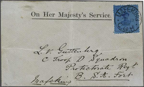 Lot 6044 - brit. colonies mafeking -  Corinphila Auction AG Day 3 - Great Britain, British Colonies, Pre-Union South Africa - the Besançon Collection (Part Ii)