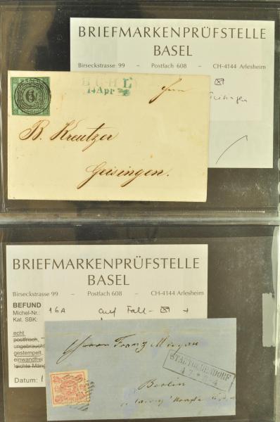 Lot 2374 - germany div. altdeutschland sammlungen/posten -  Corinphila Auction AG Day 4- Europe & Overseas, Zeppelin-Mail, Die Sammlung Erivan (Part I), Schweiz & Liechtenstein