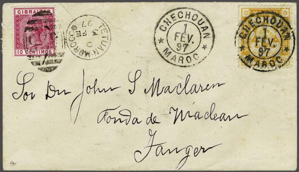 Lot 2093 - brit. colonies Gibraltar -  Corinphila Auction AG Day 3 - Great Britain, British Colonies, Pre-Union South Africa - the Besançon Collection (Part Ii)