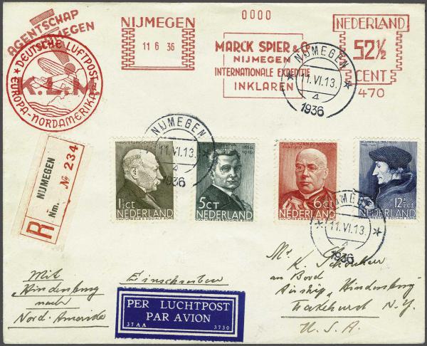 Lot 5101 - europe Netherlands -  Corinphila Auction AG Day 4- Europe & Overseas, Zeppelin-Mail, Die Sammlung Erivan (Part I), Schweiz & Liechtenstein
