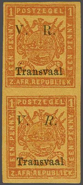 Lot 6359 - brit. colonies transvaal -  Corinphila Auction AG Day 3 - Great Britain, British Colonies, Pre-Union South Africa - the Besançon Collection (Part Ii)