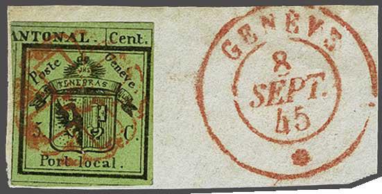 Lot 7288 - Switzerland geneva - Corinphila Auction AG Day 5- Schweiz - Die Sammlung Erivan (Teil 1), Die Sammlung Jack Luder (Teil 5), Schweiz & Liechtenstein Lot 7288 - Switzerland geneva - Corinphila Auction AG Day 5- Schweiz - Die Sammlung Erivan (Teil 1), Die Sammlung Jack Luder (Teil 5), Schweiz & Liechtenstein