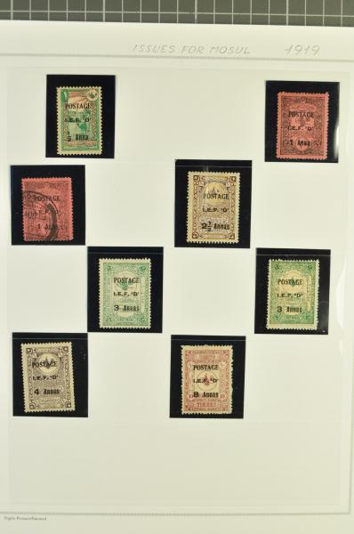 Lot 2251 - brit. colonies Brit. Occupation of Mosul - Corinphila Auction AG Day 3 - Great Britain, British Colonies, Pre-Union South Africa - the Besançon Collection (Part Ii) Lot 2251 - brit. colonies Brit. Occupation of Mosul - Corinphila Auction AG Day 3 - Great Britain, British Colonies, Pre-Union South Africa - the Besançon Collection (Part Ii)