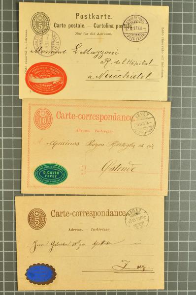 Lot 8519 - Switzerland Switzerland - Corinphila Auction AG Day 4- Europe & Overseas, Zeppelin-Mail, Die Sammlung Erivan (Part I), Schweiz & Liechtenstein Lot 8519 - Switzerland Switzerland - Corinphila Auction AG Day 4- Europe & Overseas, Zeppelin-Mail, Die Sammlung Erivan (Part I), Schweiz & Liechtenstein