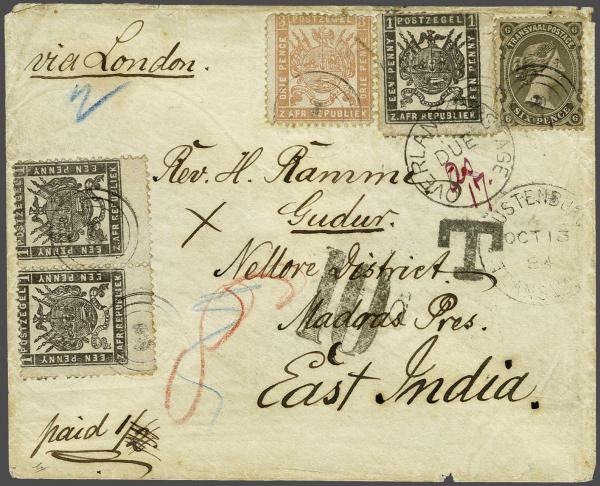 Lot 6413 - brit. colonies transvaal -  Corinphila Auction AG Day 3 - Great Britain, British Colonies, Pre-Union South Africa - the Besançon Collection (Part Ii)