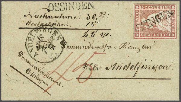 Lot 7244 - Switzerland Sitting Helvetia imperf. 'Strubel' - Corinphila Auction AG Day 5- Schweiz - Die Sammlung Erivan (Teil 1), Die Sammlung Jack Luder (Teil 5), Schweiz & Liechtenstein Lot 7244 - Switzerland Sitting Helvetia imperf. 'Strubel' - Corinphila Auction AG Day 5- Schweiz - Die Sammlung Erivan (Teil 1), Die Sammlung Jack Luder (Teil 5), Schweiz & Liechtenstein