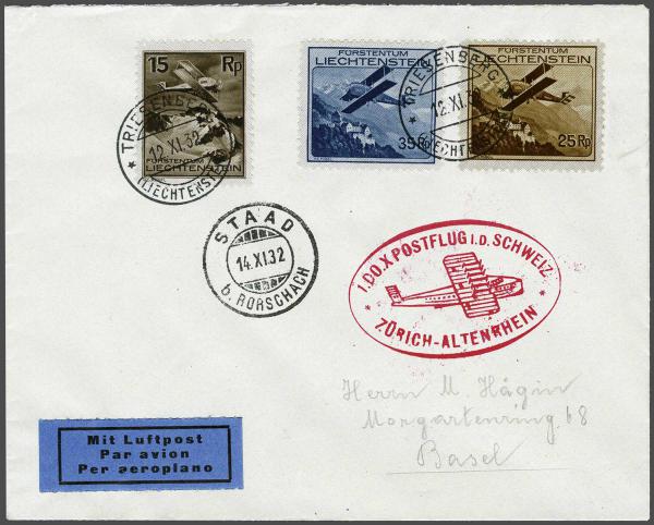 Lot 8357 - europe Liechtenstein - Corinphila Auction AG Day 4- Europe & Overseas, Zeppelin-Mail, Die Sammlung Erivan (Part I), Schweiz & Liechtenstein Lot 8357 - europe Liechtenstein - Corinphila Auction AG Day 4- Europe & Overseas, Zeppelin-Mail, Die Sammlung Erivan (Part I), Schweiz & Liechtenstein