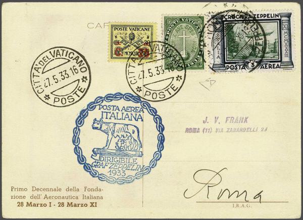 Lot 2519 - europe Vatican City - Corinphila Auction AG Day 4- Europe & Overseas, Zeppelin-Mail, Die Sammlung Erivan (Part I), Schweiz & Liechtenstein Lot 2519 - europe Vatican City - Corinphila Auction AG Day 4- Europe & Overseas, Zeppelin-Mail, Die Sammlung Erivan (Part I), Schweiz & Liechtenstein