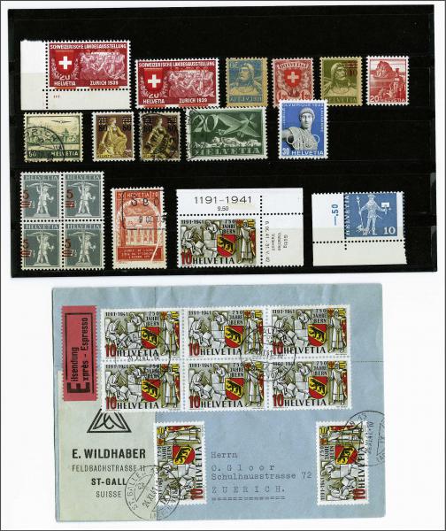 Lot 8559 - Switzerland Switzerland - Corinphila Auction AG Day 4- Europe & Overseas, Zeppelin-Mail, Die Sammlung Erivan (Part I), Schweiz & Liechtenstein Lot 8559 - Switzerland Switzerland - Corinphila Auction AG Day 4- Europe & Overseas, Zeppelin-Mail, Die Sammlung Erivan (Part I), Schweiz & Liechtenstein