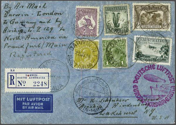Lot 5104 - brit. colonies Australia -  Corinphila Auction AG Day 4- Europe & Overseas, Zeppelin-Mail, Die Sammlung Erivan (Part I), Schweiz & Liechtenstein