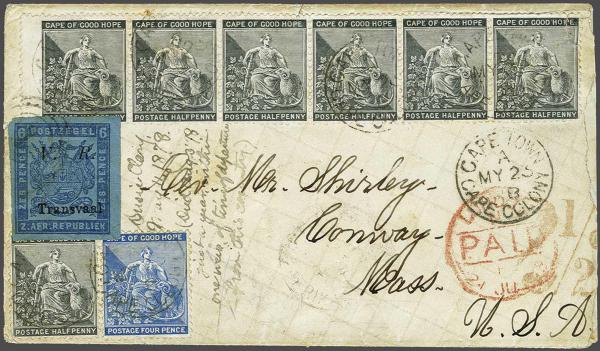 Lot 6376 - brit. colonies transvaal -  Corinphila Auction AG Day 3 - Great Britain, British Colonies, Pre-Union South Africa - the Besançon Collection (Part Ii)