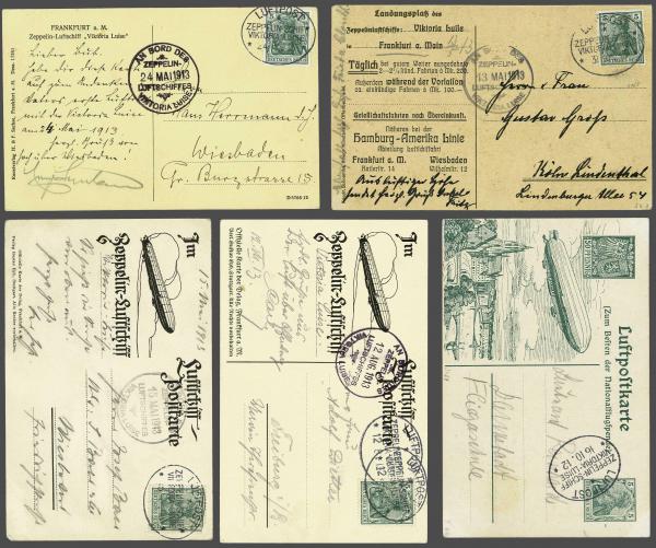 Lot 5021 - germany zeppelin mail -  Corinphila Auction AG Day 4- Europe & Overseas, Zeppelin-Mail, Die Sammlung Erivan (Part I), Schweiz & Liechtenstein