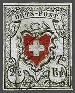 Lot 7311 - Switzerland Federal stamps -  Corinphila Auction AG Day 5- Schweiz - Die Sammlung Erivan (Teil 1), Die Sammlung Jack Luder (Teil 5), Schweiz & Liechtenstein