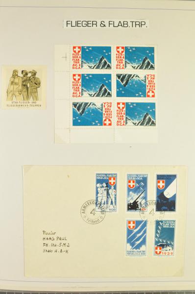 Lot 8179 - Switzerland soldier stamps -  Corinphila Auction AG Day 4- Europe & Overseas, Zeppelin-Mail, Die Sammlung Erivan (Part I), Schweiz & Liechtenstein