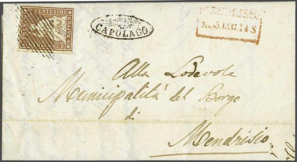 Lot 7433 - Switzerland Sitting Helvetia imperf. 'Strubel' -  Corinphila Auction AG Day 5- Schweiz - Die Sammlung Erivan (Teil 1), Die Sammlung Jack Luder (Teil 5), Schweiz & Liechtenstein