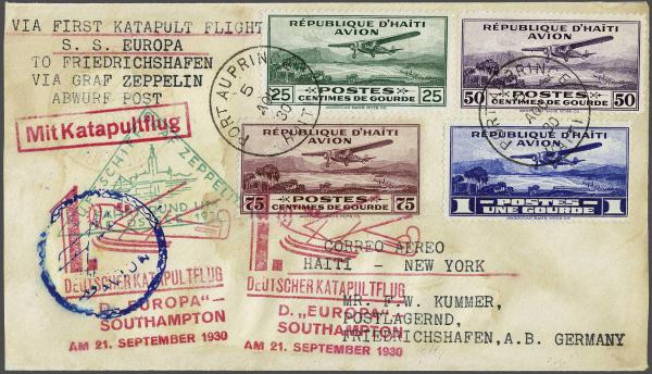 Lot 5157 - Overseas haiti -  Corinphila Auction AG Day 4- Europe & Overseas, Zeppelin-Mail, Die Sammlung Erivan (Part I), Schweiz & Liechtenstein
