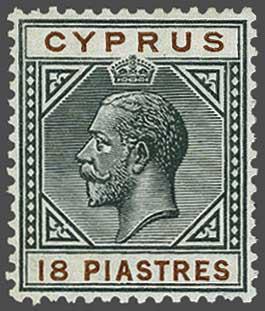 Lot 1943 - brit. colonies Cyprus - Corinphila Auction AG Day 3 - Great Britain, British Colonies, Pre-Union South Africa - the Besançon Collection (Part Ii) Lot 1943 - brit. colonies Cyprus - Corinphila Auction AG Day 3 - Great Britain, British Colonies, Pre-Union South Africa - the Besançon Collection (Part Ii)