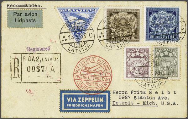 Lot 5175 - europe Latvia Latvija - Corinphila Auction AG Day 4- Europe & Overseas, Zeppelin-Mail, Die Sammlung Erivan (Part I), Schweiz & Liechtenstein Lot 5175 - europe Latvia Latvija - Corinphila Auction AG Day 4- Europe & Overseas, Zeppelin-Mail, Die Sammlung Erivan (Part I), Schweiz & Liechtenstein