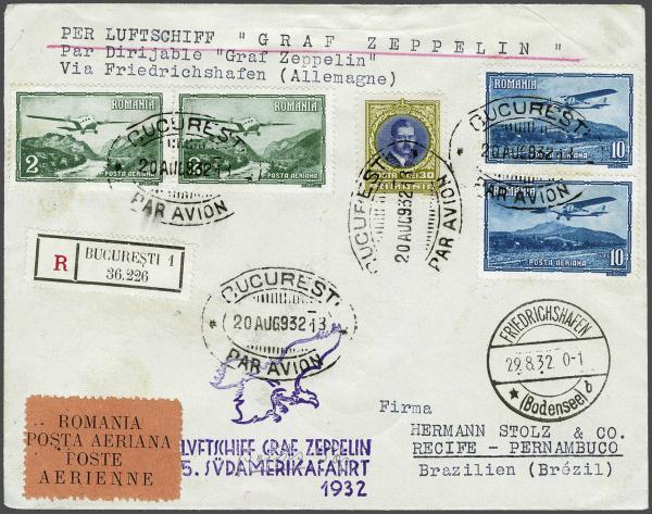 Lot 5197 - europe Romania - Corinphila Auction AG Day 4- Europe & Overseas, Zeppelin-Mail, Die Sammlung Erivan (Part I), Schweiz & Liechtenstein Lot 5197 - europe Romania - Corinphila Auction AG Day 4- Europe & Overseas, Zeppelin-Mail, Die Sammlung Erivan (Part I), Schweiz & Liechtenstein