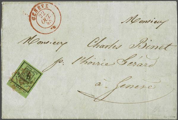 Lot 7289 - Switzerland geneva - Corinphila Auction AG Day 5- Schweiz - Die Sammlung Erivan (Teil 1), Die Sammlung Jack Luder (Teil 5), Schweiz & Liechtenstein Lot 7289 - Switzerland geneva - Corinphila Auction AG Day 5- Schweiz - Die Sammlung Erivan (Teil 1), Die Sammlung Jack Luder (Teil 5), Schweiz & Liechtenstein