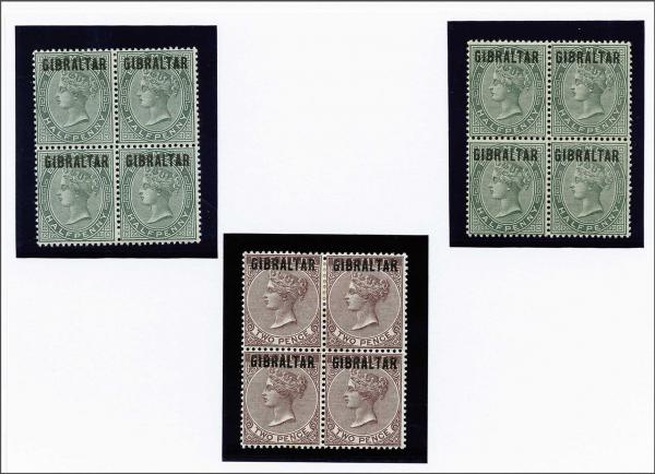 Lot 2068 - brit. colonies Gibraltar - Corinphila Auction AG Day 3 - Great Britain, British Colonies, Pre-Union South Africa - the Besançon Collection (Part Ii) Lot 2068 - brit. colonies Gibraltar - Corinphila Auction AG Day 3 - Great Britain, British Colonies, Pre-Union South Africa - the Besançon Collection (Part Ii)